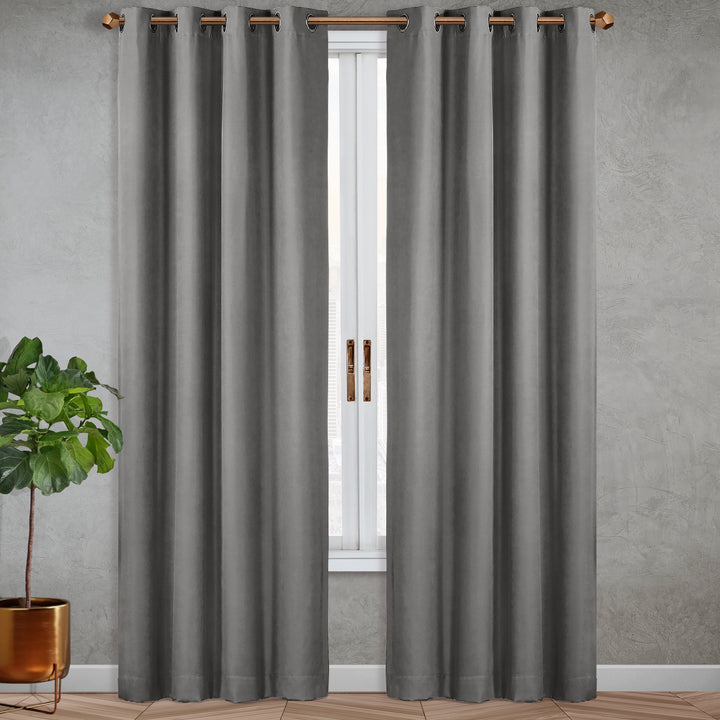 Nantes Total Blackout Thermal Grommet Curtain Panel, 1 Panel - PoshBlu