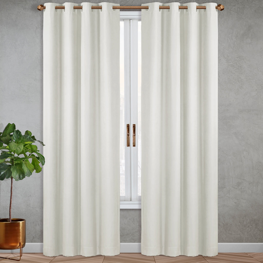 Nantes Total Blackout Thermal Grommet Curtain Panel, 1 Panel - PoshBlu