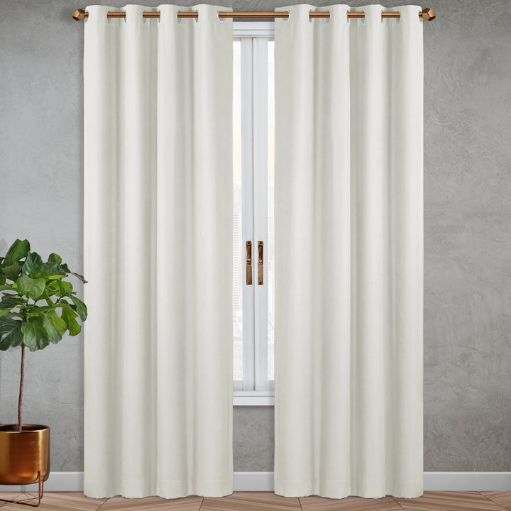 Nantes Total Blackout Thermal Grommet Curtain Panel, 1 Panel - PoshBlu