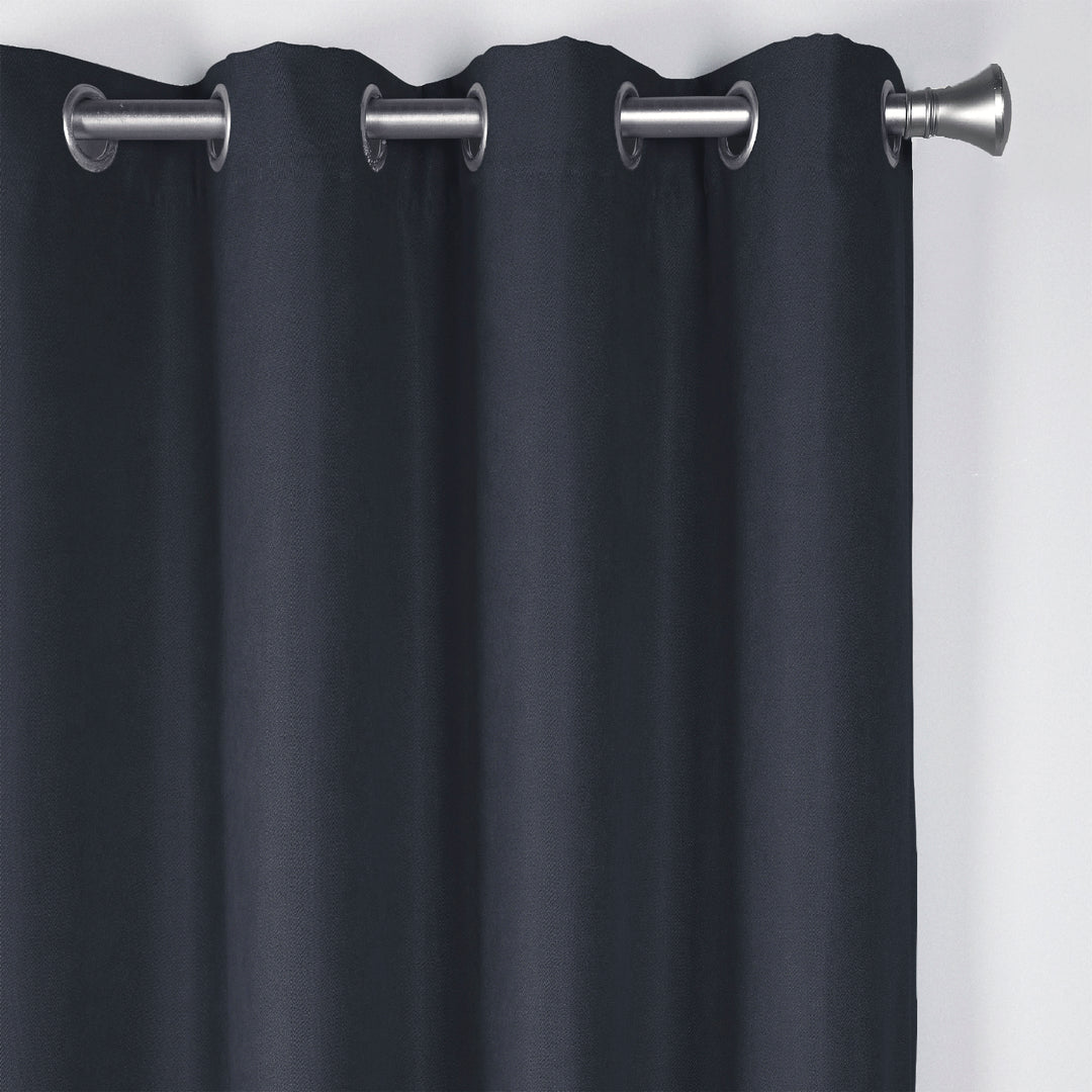 Nantes Total Blackout Thermal Grommet Curtain, 1 Panel - PoshBlu