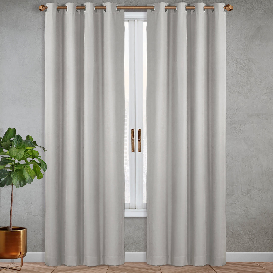 Nantes Total Blackout Thermal Grommet Curtain Panel, 1 Panel - PoshBlu