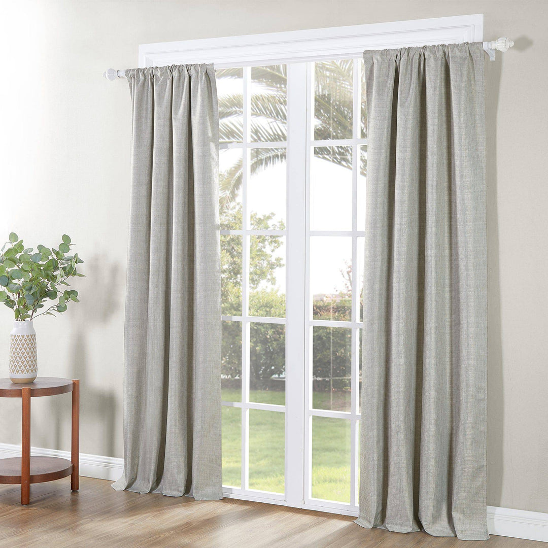 SUN+BLK 100% Recycled Total Blackout Curtains 2-Pack - PoshBlu