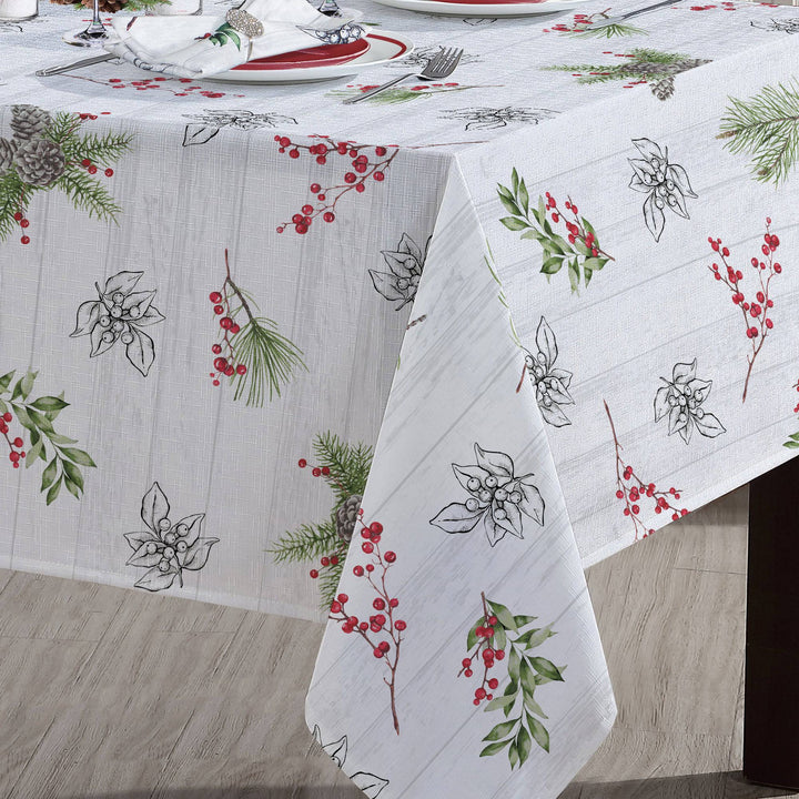 Farmhouse Holiday Tablecloth - PoshBlu