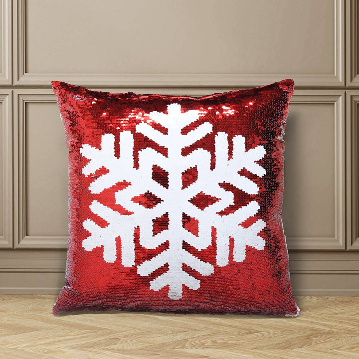 Snowflake Christmas Pillow - PoshBlu