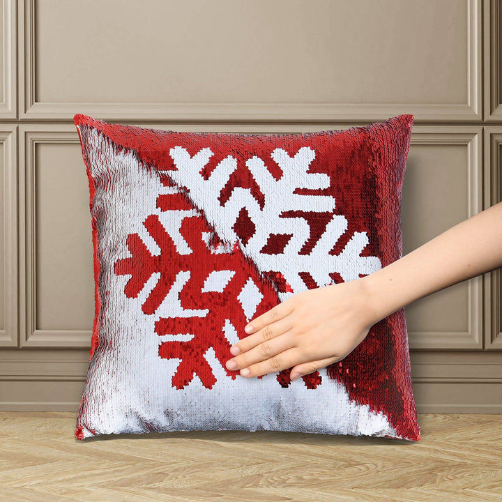 Snowflake Christmas Pillow - PoshBlu