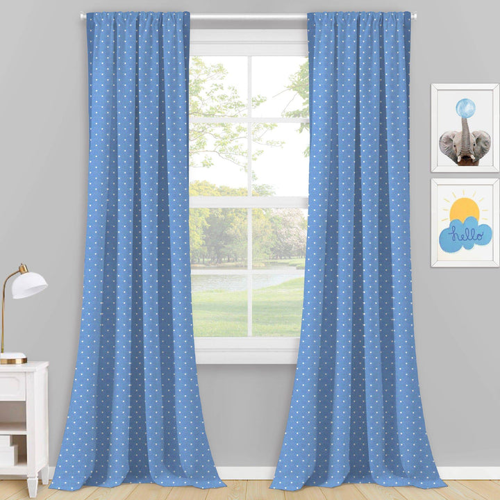 Carnival Polka Dot Total Blackout Curtain, 1 Panel - PoshBlu