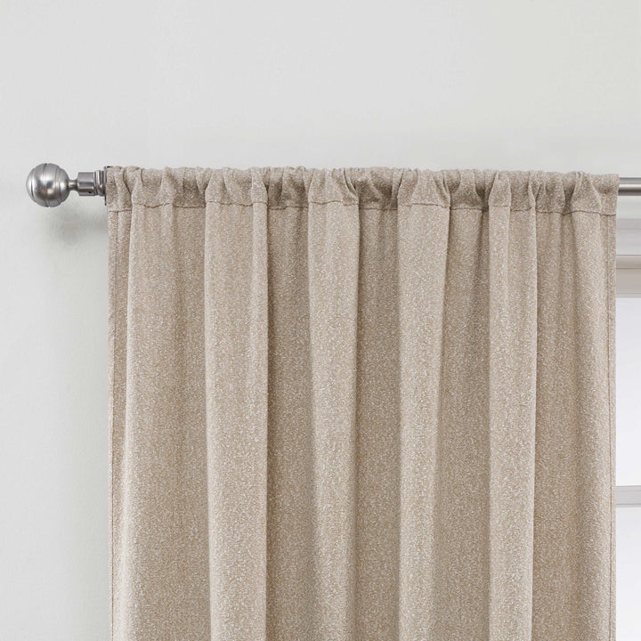 Brooks Linen Blend Room Darkening Curtain, 1 Panel - PoshBlu