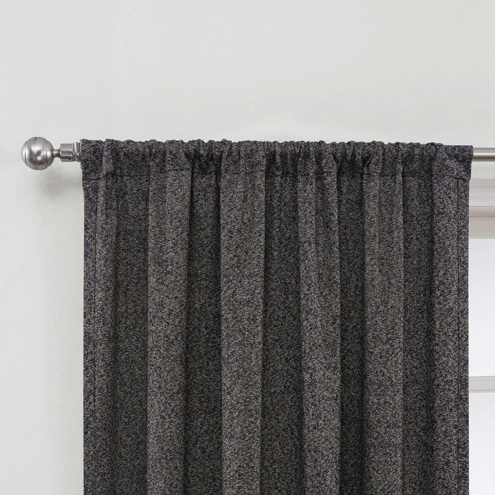 Brooks Linen Blend Room Darkening Curtain, 1 Panel - PoshBlu