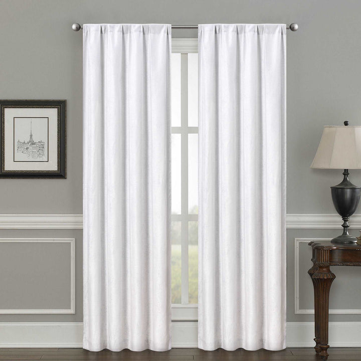 Aurora Textured Room Darkening Curtain Panel Pair - PoshBlu