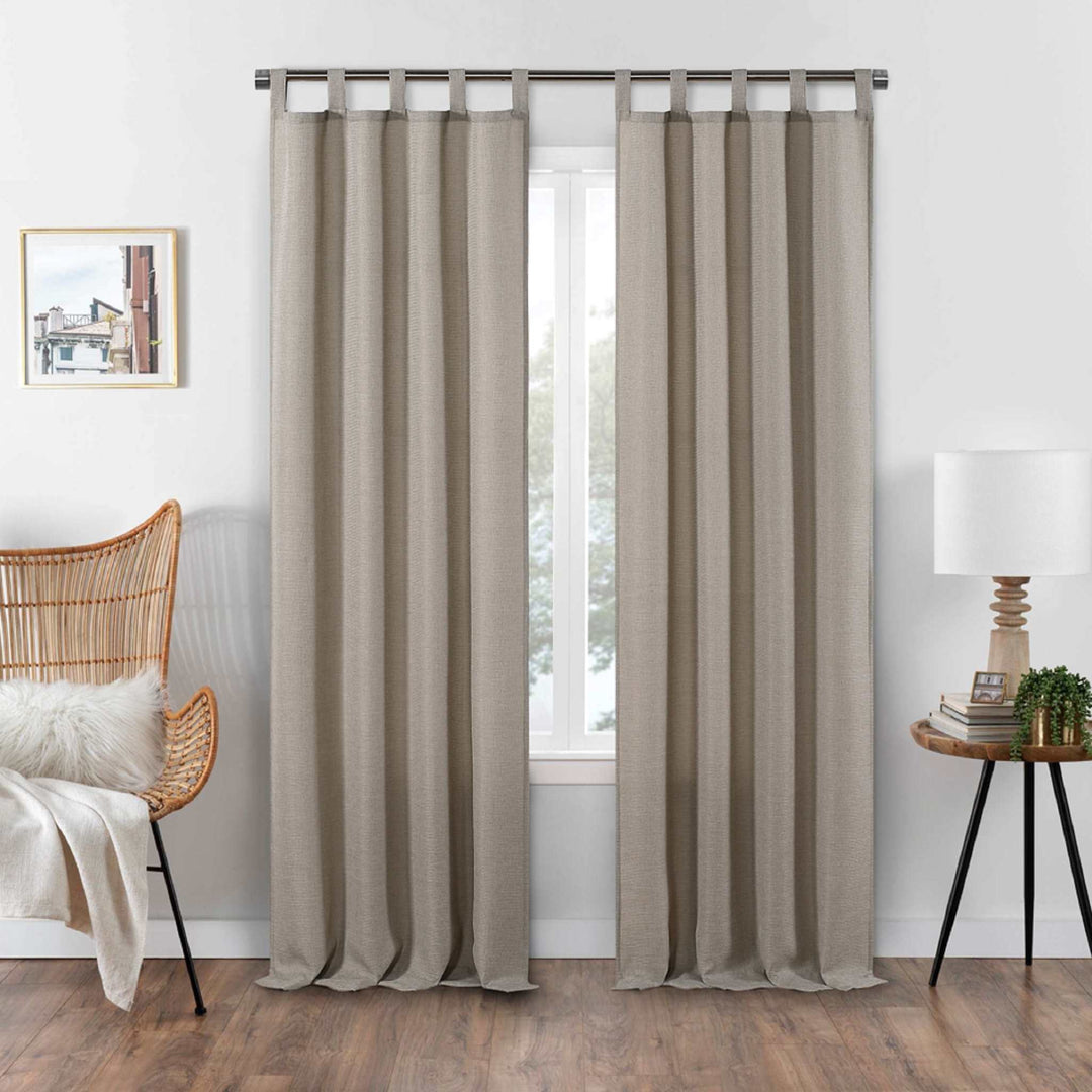 Heathrow Light Filtering Curtain Panel Pair - PoshBlu