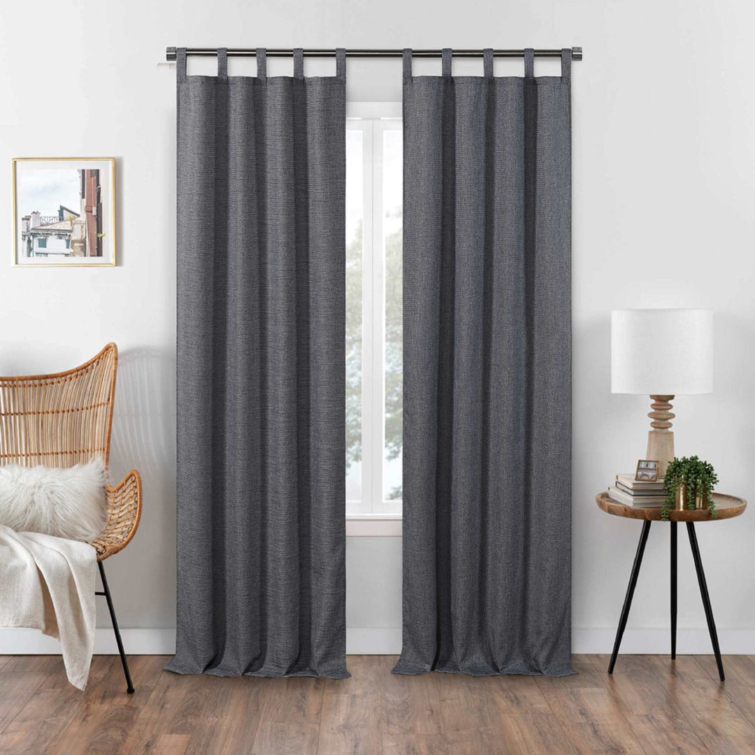 Heathrow Light Filtering Curtain Panel Pair - PoshBlu