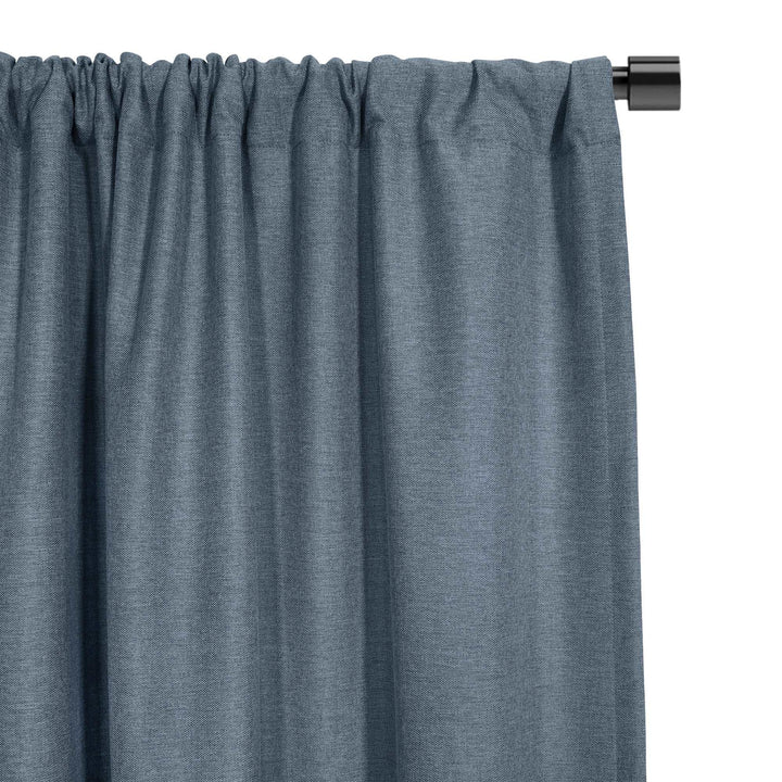 Bradley Thermal Insulated Rod Pocket Total Blackout Curtain Panel, 1 Panel - PoshBlu