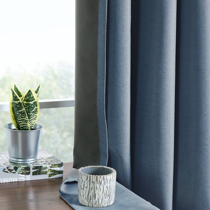 Bradley Thermal Insulated Rod Pocket Total Blackout Curtain Panel, 1 Panel - PoshBlu