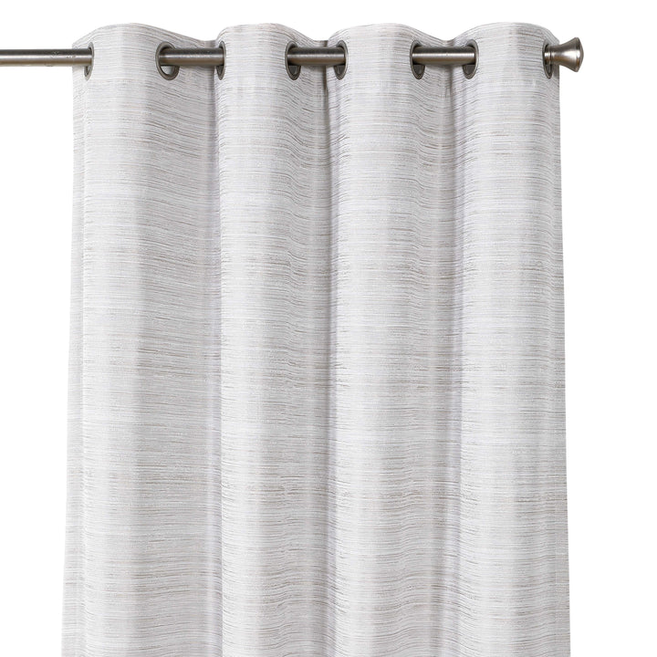 Ludlow Total Blackout Grommet Single Curtain Panel - PoshBlu