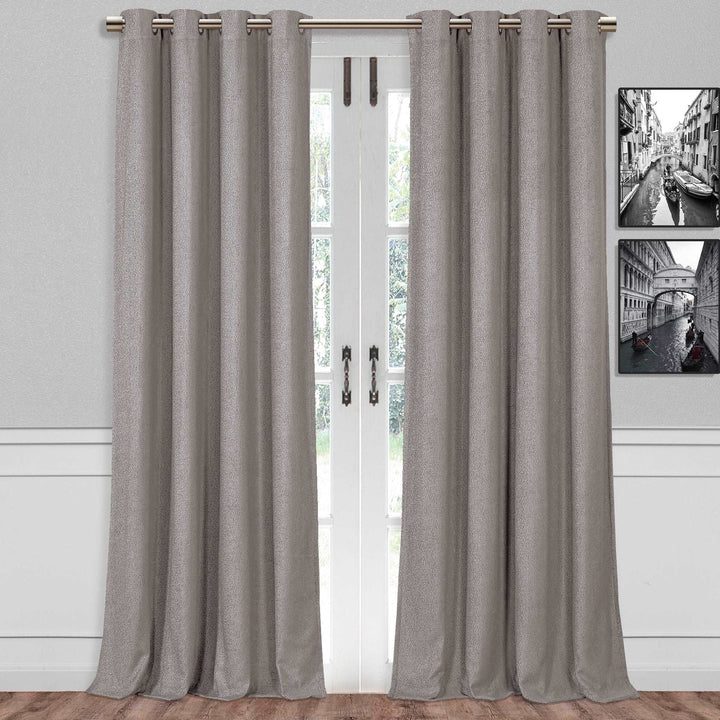 Baldwin Lined Velvet Total Blackout Curtain, 1 Panel - PoshBlu