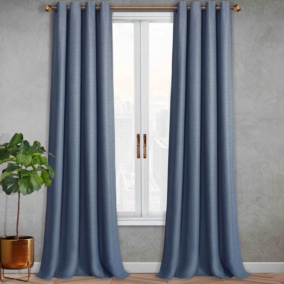 Kinsley Lined Total Blackout Curtain, 1 Panel - PoshBlu