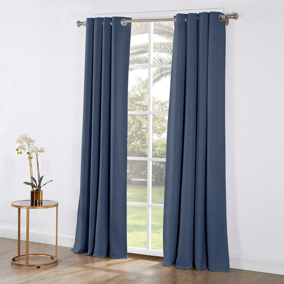 Kinsley Lined Total Blackout Curtain, 1 Panel - PoshBlu