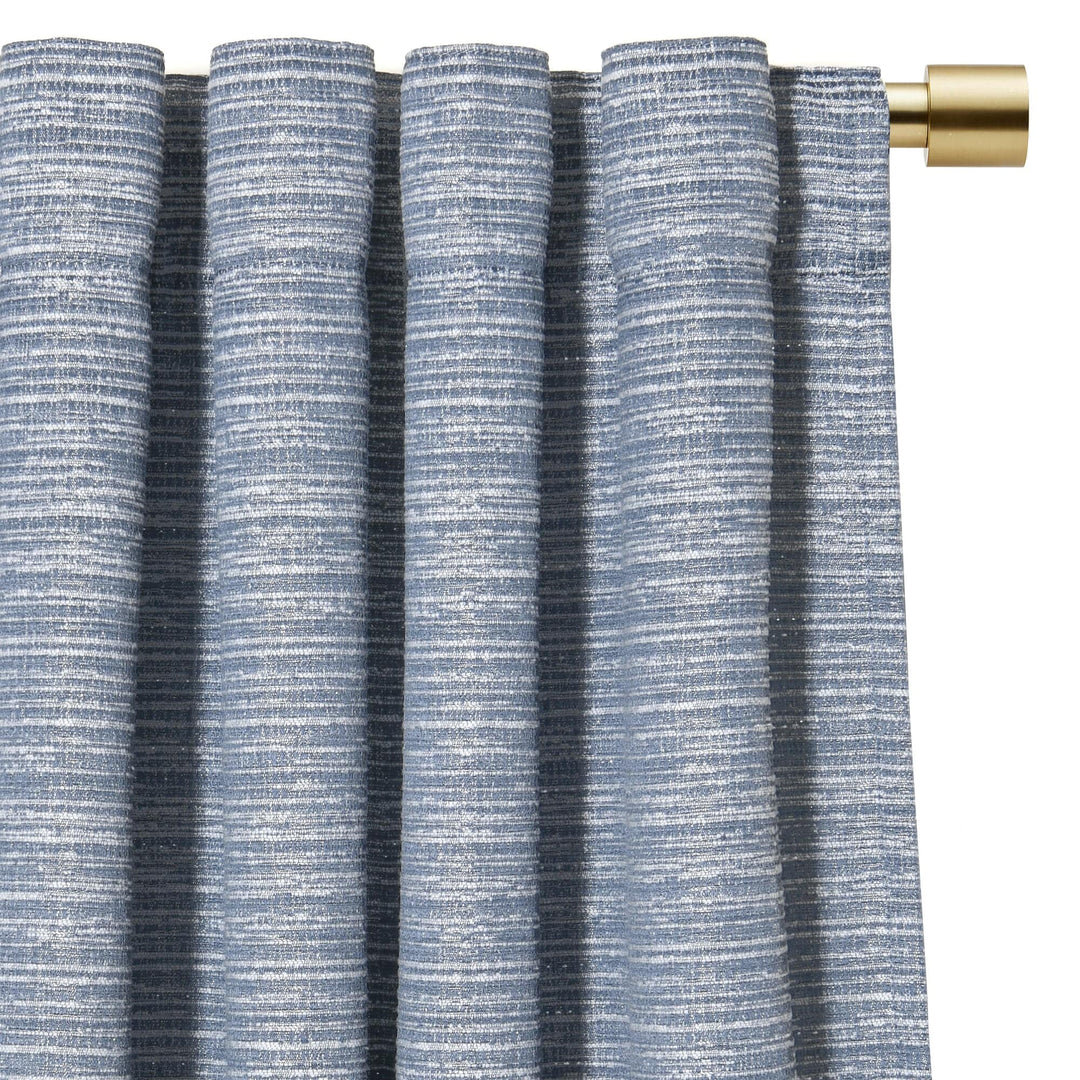 Swenson Textured Lined Blackout Curtain, 1 Panel - PoshBlu